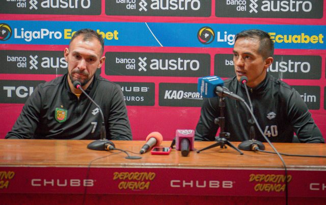 Rueda de prensa de Lucas Mancinelli y Pancho Mera